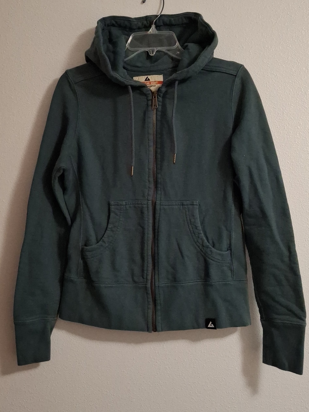 AMERICAN GIANT Womens Small American Classic Full Zip Hoodie Sweatshirt